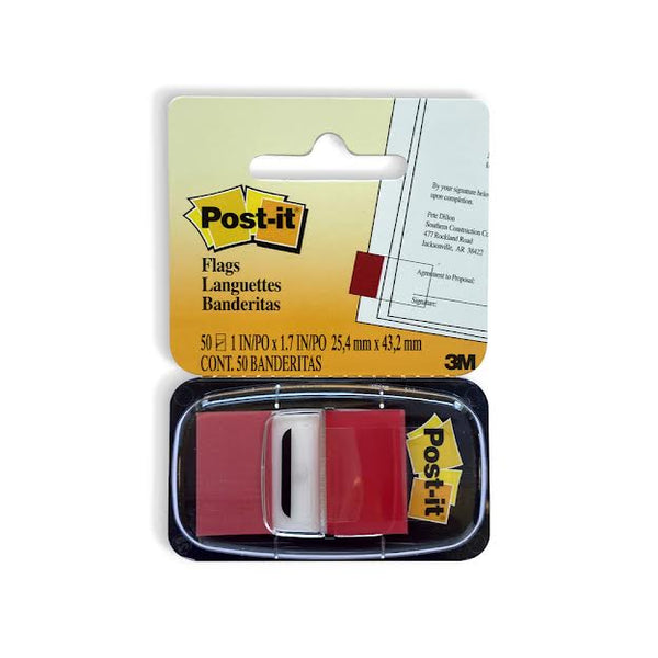 Post-It Flags - Red - 1 X 1.7 - 50 Sheets