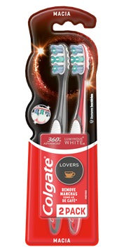 Colgate 360 Optic White Advanced Coffee Lovers Toothbrush 1+1