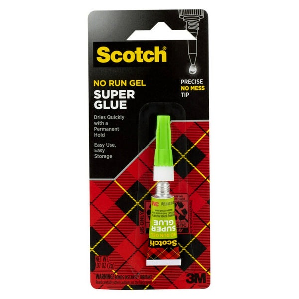 AD101 PT GC SCOTCH SUPERGLUE  SINGLE USE PLASTIC TUBE 1 GM -