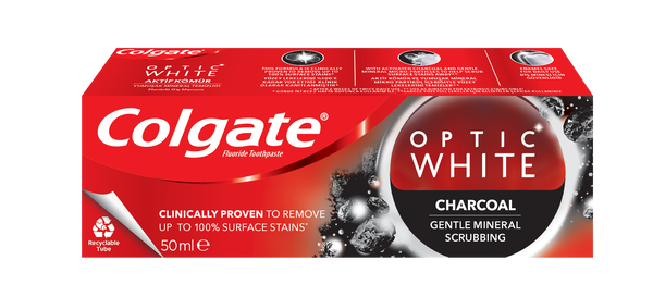 Colgate Optic White Charcoal Toothpaste, 50mL -25%