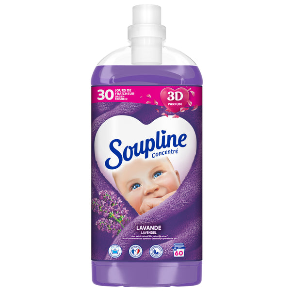 Soupline Lavender Concentrate Fabric Softener - 1.35L