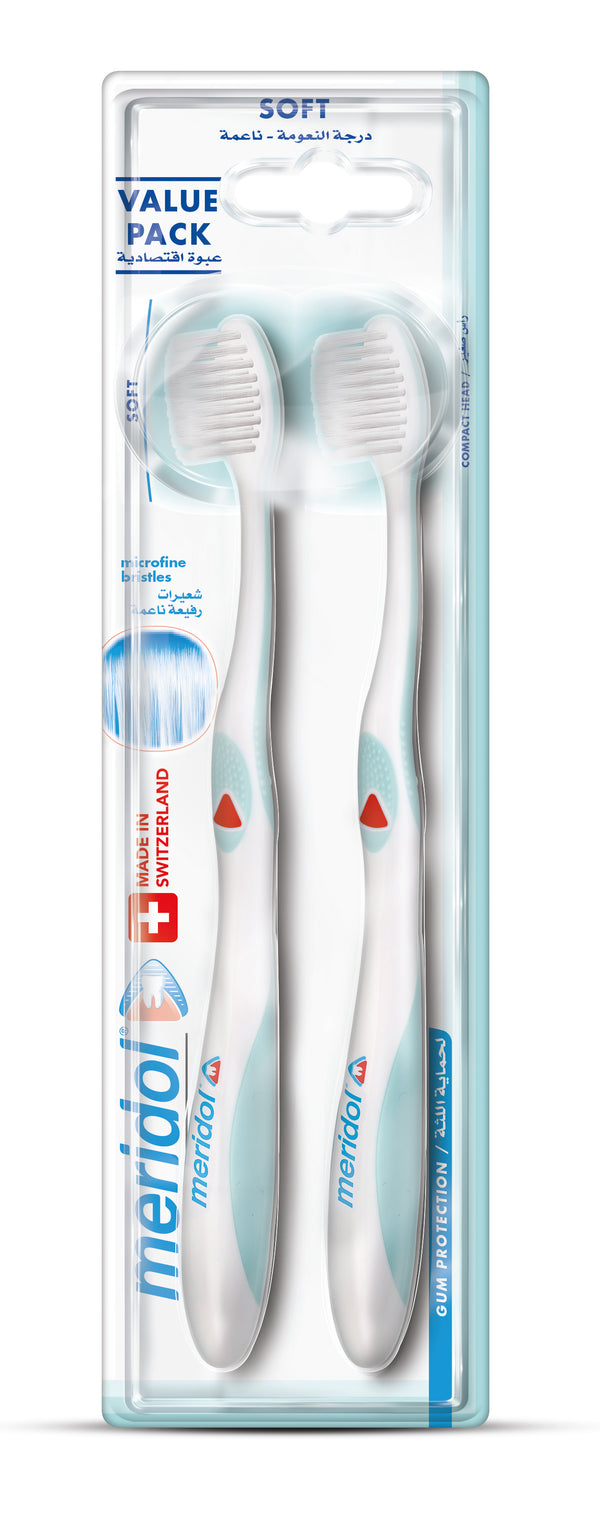 Meridol Gentle Soft Toothbrush 1+1 Free