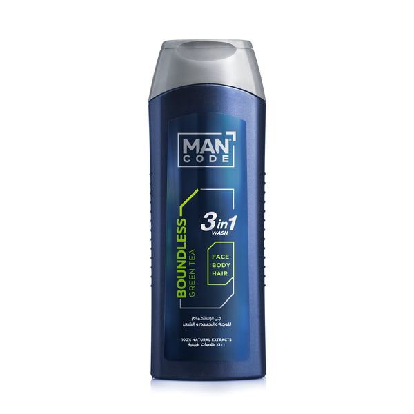 MANC. 3IN1 WASH BOUNDLESS WITH GREEN TEA EXTRACTS  400ML 