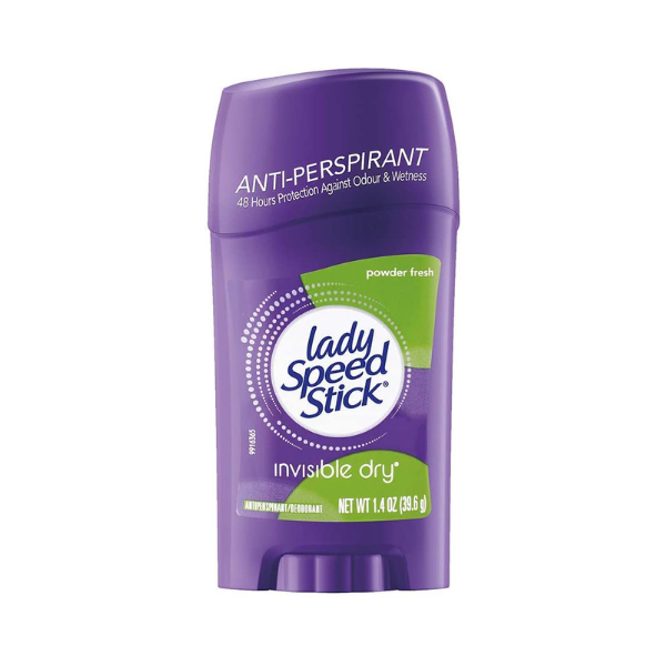 Lady Speed Stick Invisible Dry, Antiperspirant Deodorant, Powder Fresh, 40G