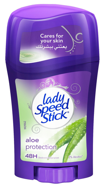 Lady speed stick sensitive aloe protection stick 45g