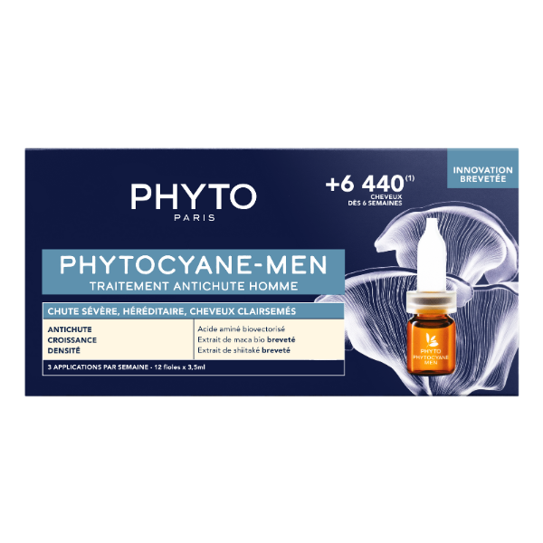 PHYTOCYANE MEN Anti-hair loss treatment for men 12 x 3,5ml