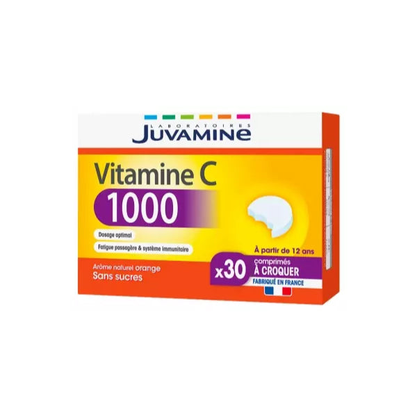 Juvamine Vit C1000 A Croquer-30 Comprimes
