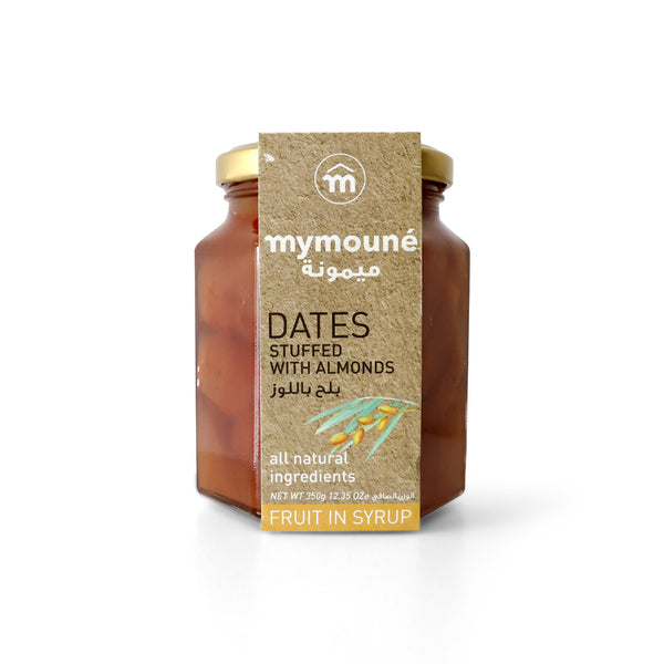 MYM Dates Stuffed with Almonds in syrup 350g