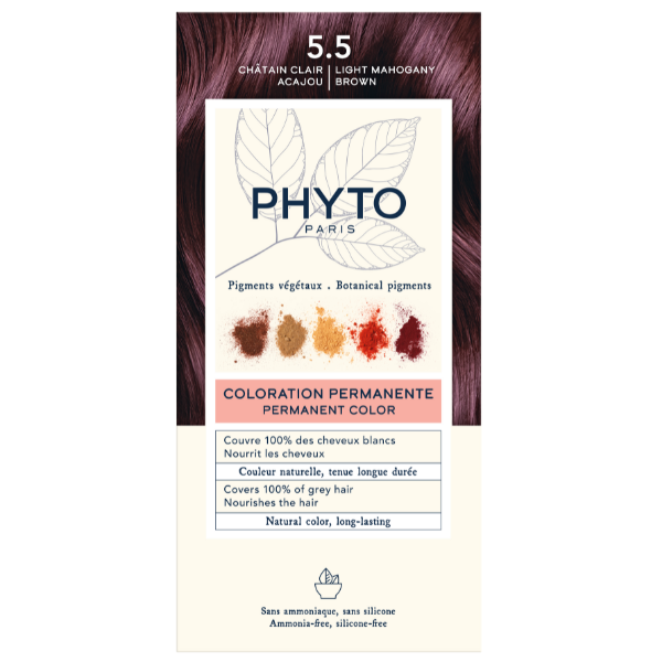 PHYTOCOLOR 5.5 LIGHT MOHANGANY BROWN