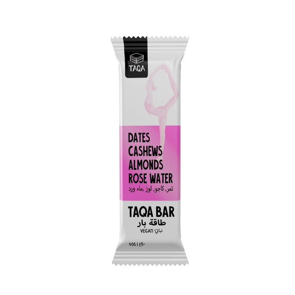 TAQA - BAR ALMOND ROSE 1 piece - Energy Bars - Holdnshop