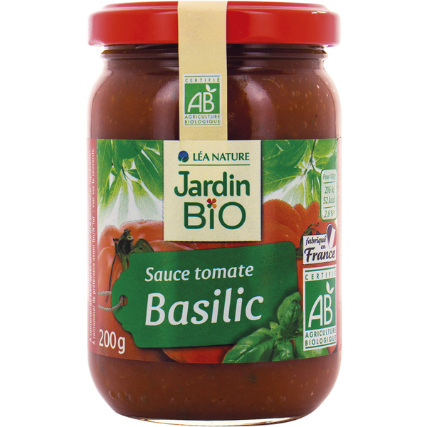 JARDIN BIO - Sauce tomate au basilic - Food And Drinks - Holdnshop