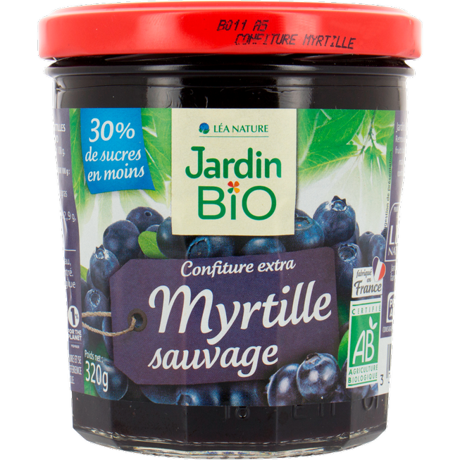 JARDIN BIO - CONF BIOFRUIT MYRTILL* 320G - Food And Drinks - Holdnshop