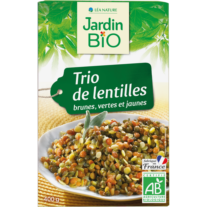 JARDIN BIO - Trio de lentilles - Food And Drinks - Holdnshop