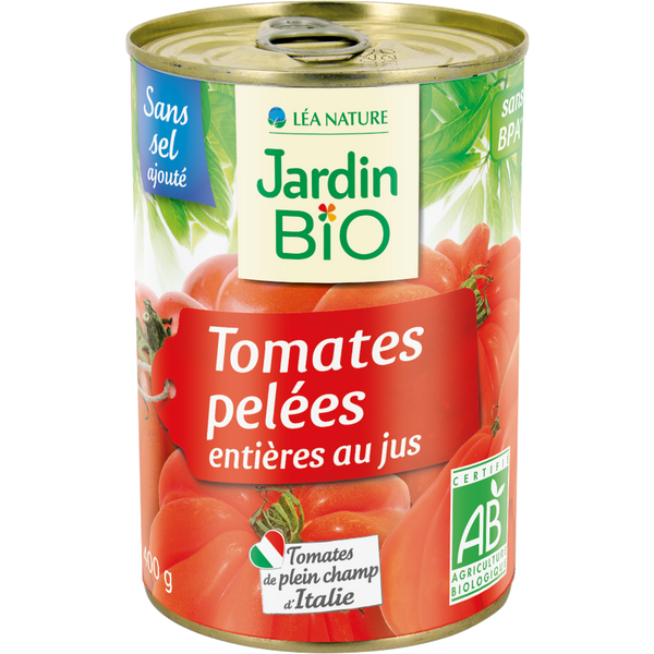 JARDIN BIO - Tomates entieres pelees au jus - Food And Drinks - Holdnshop