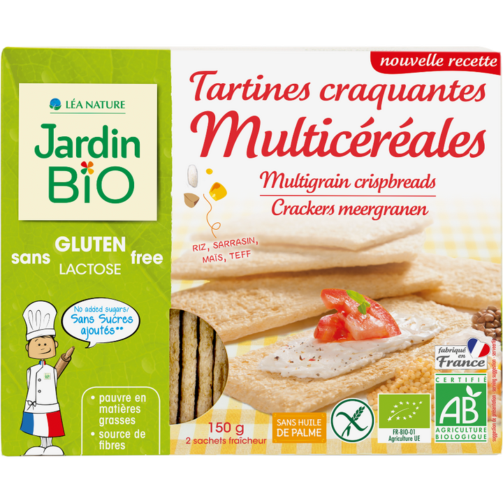 JARDIN BIO - Tartines craquantes Multicereales - Food And Drinks - Holdnshop