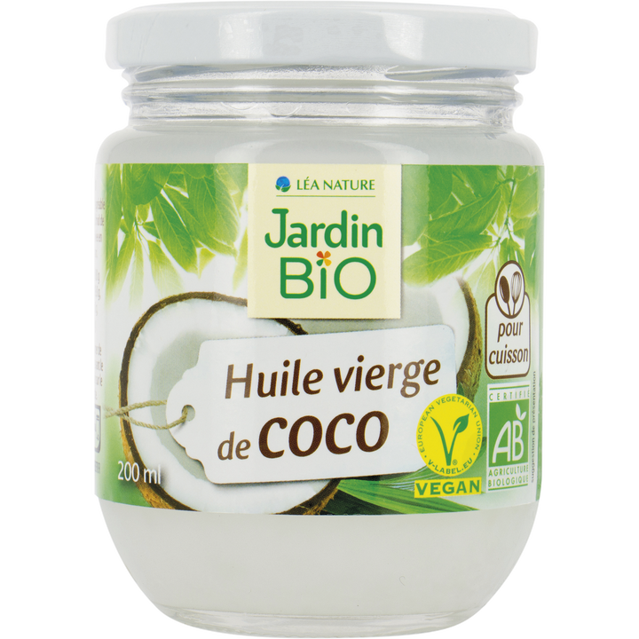 JARDIN BIO - Huile de coco - 200 ml - Food And Drinks - Holdnshop