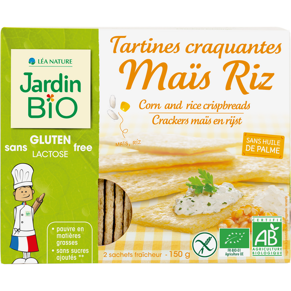 JARDIN BIO - Tartines craquantes Mais - Food And Drinks - Holdnshop