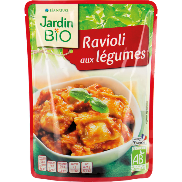 JARDIN BIO - Ravioli legumes - Food And Drinks - Holdnshop