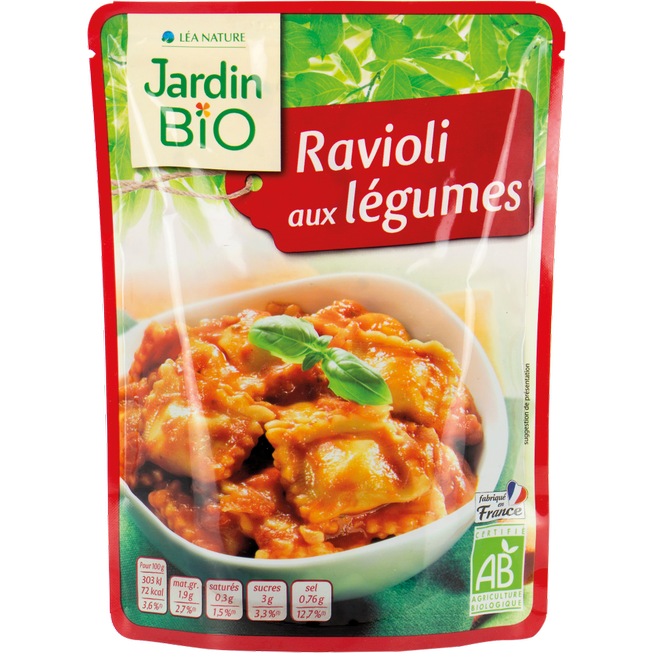 JARDIN BIO - Ravioli legumes - Food And Drinks - Holdnshop