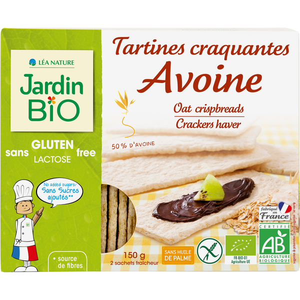 JARDIN BIO - Tartines craquantes avoine - Food And Drinks - Holdnshop