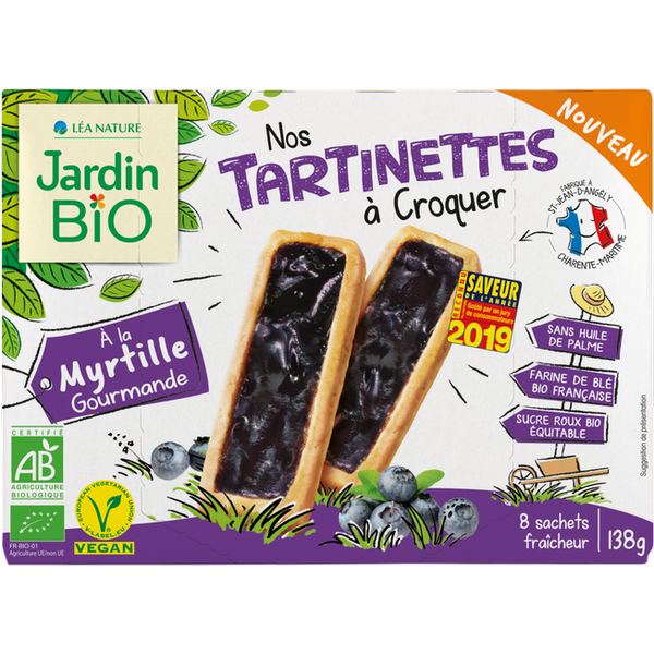 JARDIN BIO - Tartinettes myrtille bio - Food And Drinks - Holdnshop