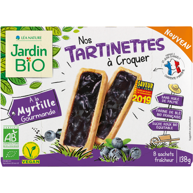 JARDIN BIO - Tartinettes myrtille bio - Food And Drinks - Holdnshop