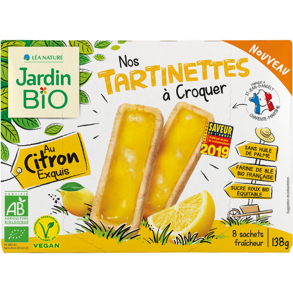 JARDIN BIO - Tartinettes citron bio - Food And Drinks - Holdnshop