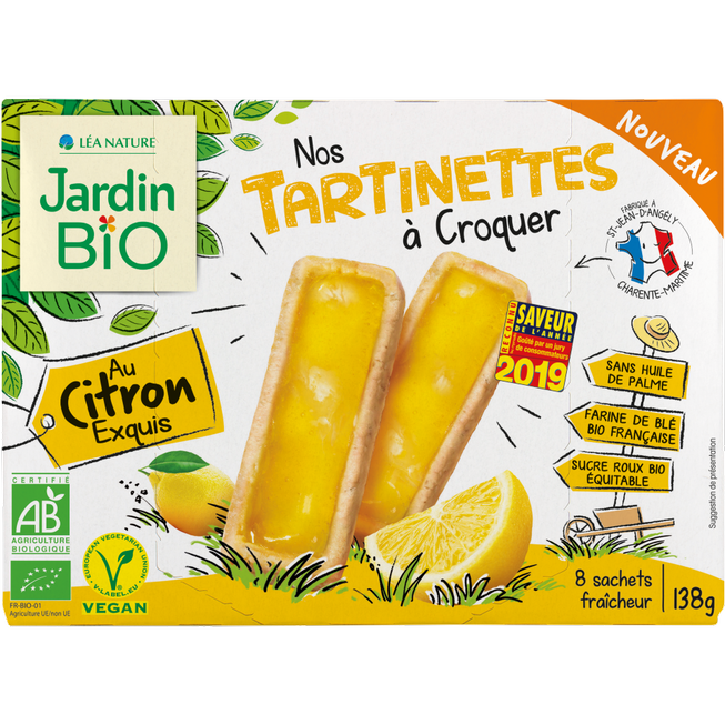 JARDIN BIO - Tartinettes citron bio - Food And Drinks - Holdnshop