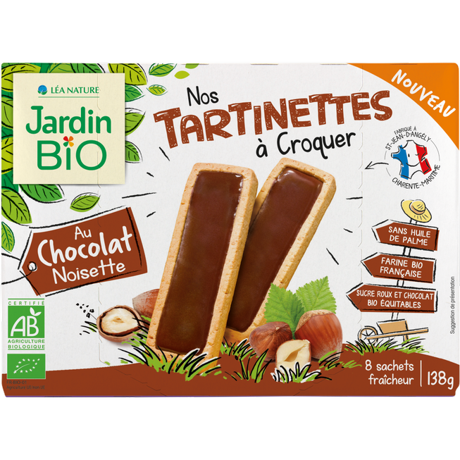 JARDIN BIO - TARTINETTES CHOCO NOISETTE138G* - Food And Drinks - Holdnshop