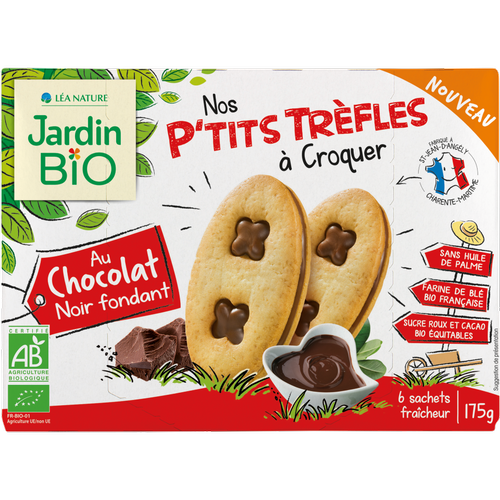 JARDIN BIO - PETITS TREFLES CHOCO NOIR*175G - Food And Drinks - Holdnshop