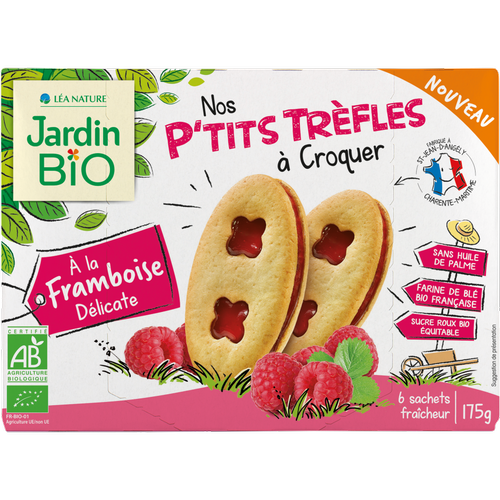 JARDIN BIO - PTITS TREFLES FRAMBOIS*175G - Food And Drinks - Holdnshop