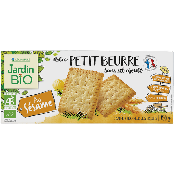 JARDIN BIO - PETIT BEURRE SESAME*150G - Food And Drinks - Holdnshop