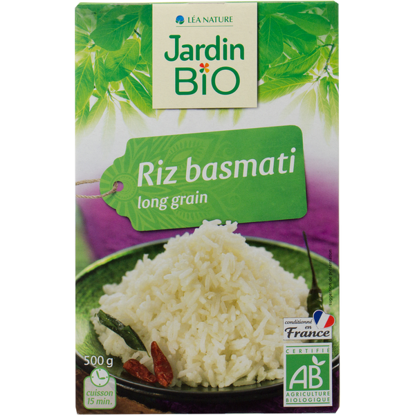 JARDIN BIO - Riz basmati long grain - Food And Drinks - Holdnshop
