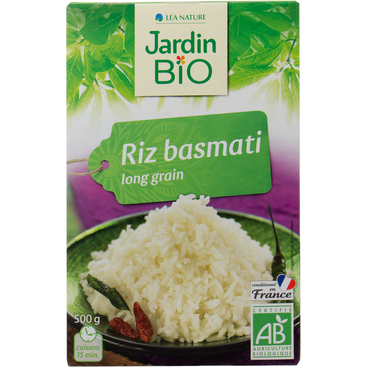 JARDIN BIO - Riz basmati long grain - Food And Drinks - Holdnshop
