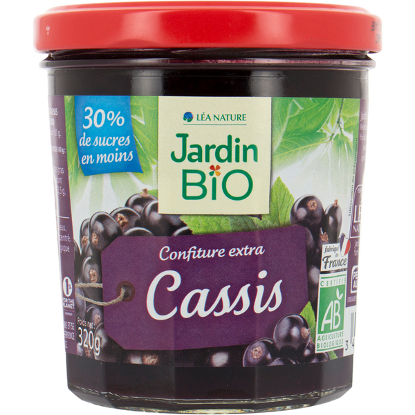 JARDIN BIO - Confiture Biofruits cassis - Food And Drinks - Holdnshop