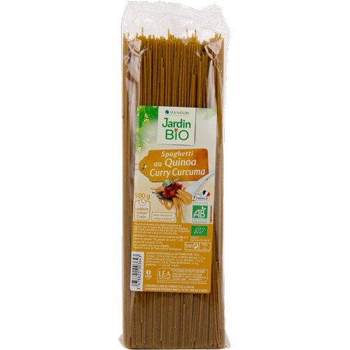 JARDIN BIO - SPAGHETTI QUINOA CURRY* 500G - Food And Drinks - Holdnshop