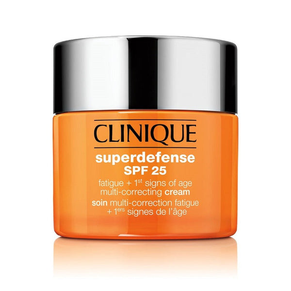 CLINIQUE, SUPER DEFENSE SPF25 FATIGUE + 1ST SIGNS OF AGE MULTI CORRECTING CREAM