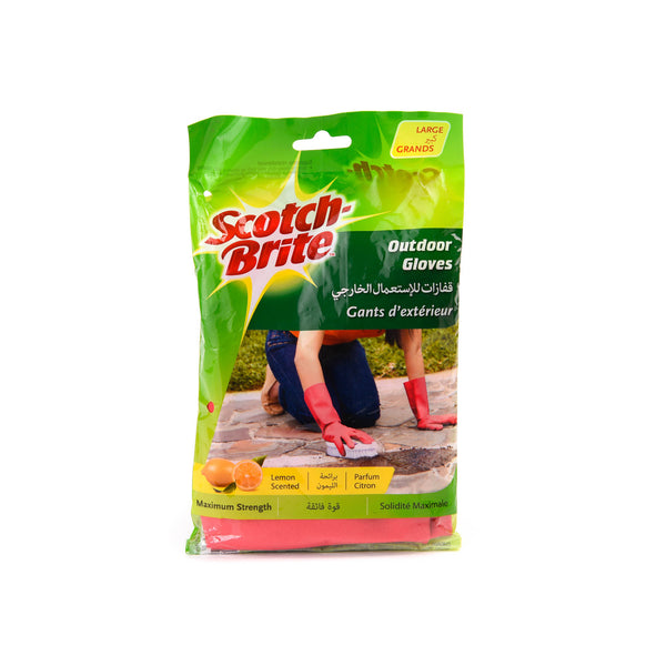 Ex Heavy Large/Outdoor Gloves Scented Lemon