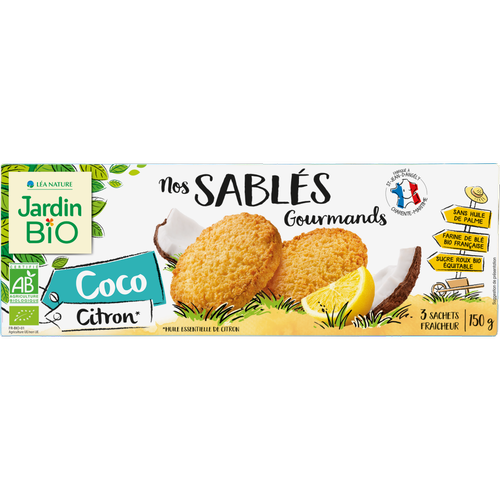 JARDIN BIO - Sables coco citron - Food And Drinks - Holdnshop