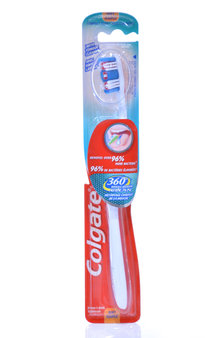 COLGATE - 360 SOFT TOOTHBRUSH - 360 Whole Mouth Clean Soft - Holdnshop