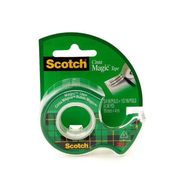 SCOTCH SMART - Magic Tape With Dispenser 3/4Inx300In (2+1Fre) - Stationery - Holdnshop