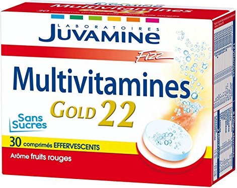 JUVAMINE - Juvamine Fizz Multivitamines Gold22 -30 comprimes - Vitamins - Holdnshop