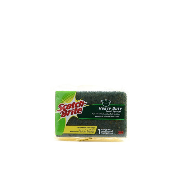 SCOTCH BRITE - Scotch Brite Heavy Duty Scrub Sponge X1 - HOUSEHOLD PRODUCTS - Holdnshop