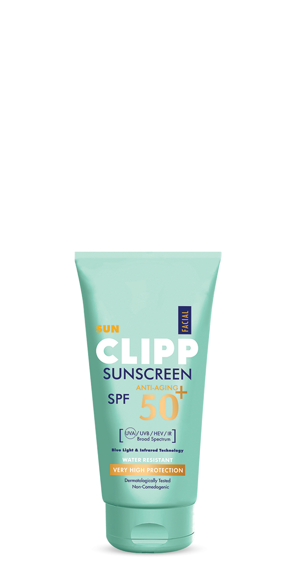 CLIPP - SUNSCREEN FACIAL ANTI AGING  SPF 50+ 50 ML - Sun Cream - Holdnshop