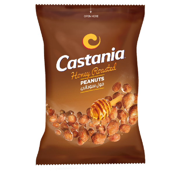 Castania Peanuts Honey Roasted 18G