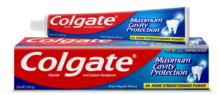 COLGATE - MAXIMUM CAVITY PROTECTION TOOTHPASTE 120ML - Anti-Cavity - Holdnshop