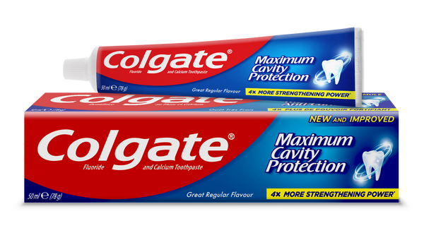 COLGATE - MAXIMUM CAVITY PROTECTION TOOTHPASTE 50ML - Anti-Cavity 50Ml - Holdnshop