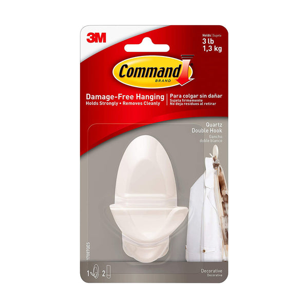 17087QES COMMAND(TM) QUARTZ DOUBLE HOOK WHITE