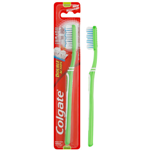 COLGATE - DOUBLE ACTION MEDIUM TOOTHBRUSH - Double Action Medium - Holdnshop