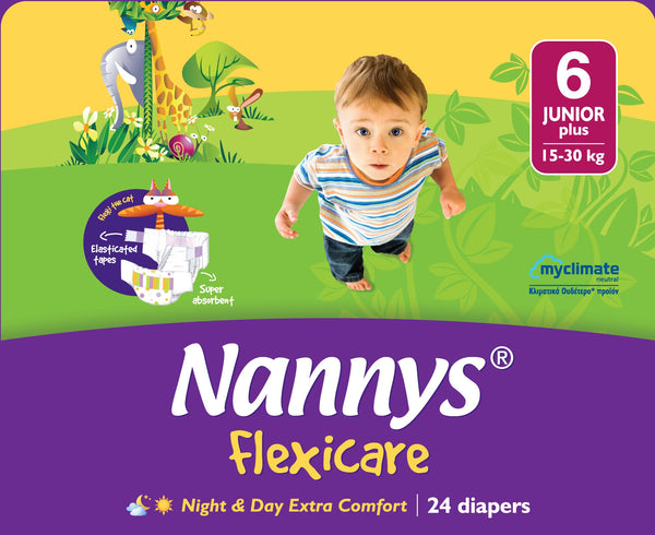 NANNYS - JUMBO PLUS FLEXICARE 15-30kg (24 DIAPERS) - 15-30 Kg - Holdnshop